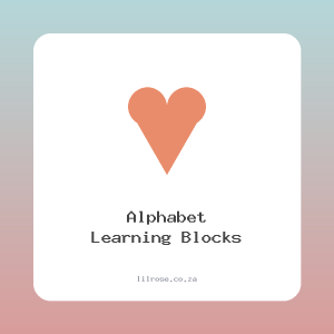 Alphabet Learning Blocks