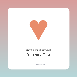 Articulated Dragon Toy