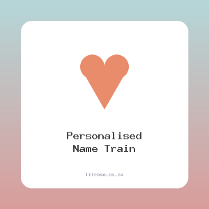 Personalised Name Train